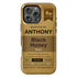 Personalized Morning Fuel Coffee Bean Bag iPhone Case